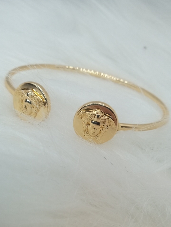 Jewelry - MEDUSA HEAD DOUBLE MEDALLION BRACELET